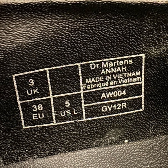 Doc Martens Annah Soft Nubuck Suede Loafers in Black, Size 5 - Picture 7 of 7